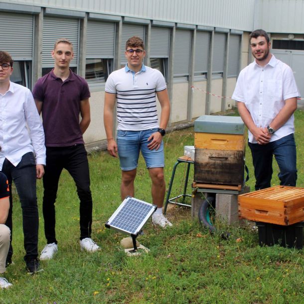 Les étudiants en BUT GEII de l&rsquo;IUT de Mulhouse réalisent une ruche connectée