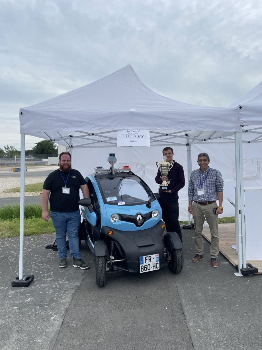 1ère place à l’épreuve libre de l’IUT d’Orsay au Challenge UTAC 2022