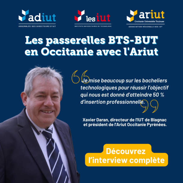 🌟🎓⚛️ Passerelles BTS-BUT : l&rsquo;Ariut met la réussite des étudiants en ligne de mire en Occitanie ouest ⚛️ 🎓🌟