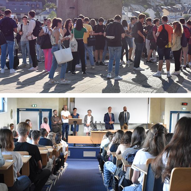 Les étudiants de 1ère année de l’IUT de Rodez ont fait leur rentrée