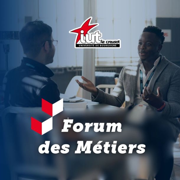 Forum des Métiers à l’IUT du Creusot : les étudiants ont pu rencontrer les professionnels de leur territoire.🎓🤝🏢