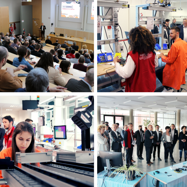 L&rsquo;IUT de Haguenau inaugure son Usine-École de l&rsquo;Industrie du Futur