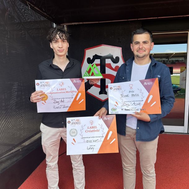 La mini-entreprise Doz’Art décroche une médaille d’or