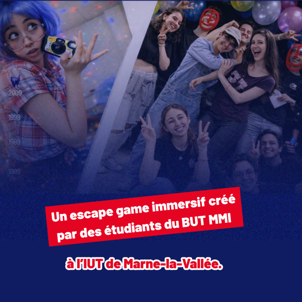 Web Odyssés : un escape game immersif à l&rsquo;IUT de Marne-la-Vallée pour célébrer les 30 ans de la formation MMI