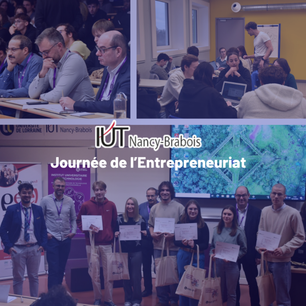 La Journée de l’Entrepreneuriat de l’IUT Nancy-Brabois : L’art de passer de « pourquoi pas ? » à « et si on le faisait vraiment ».🚀👩‍💻💡