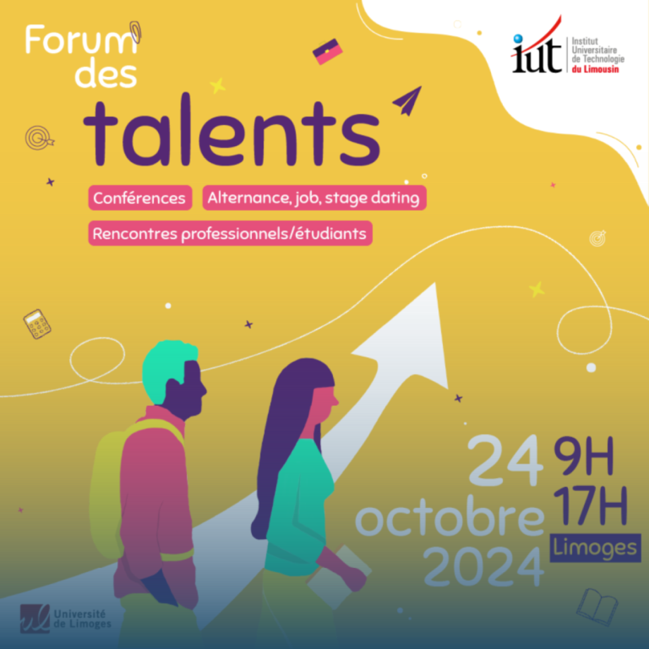 Première édition du forum des talents à l&rsquo;IUT du Limousin 🤩​🦾​✨​