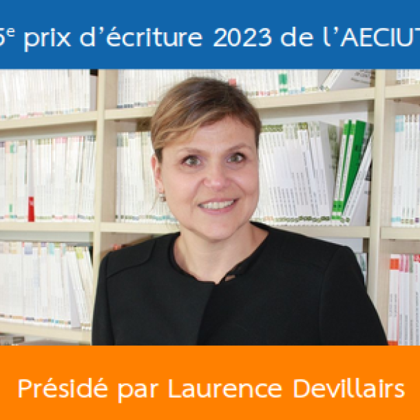Laurence Devillairs, présidente du prix d’écriture des IUT 2023