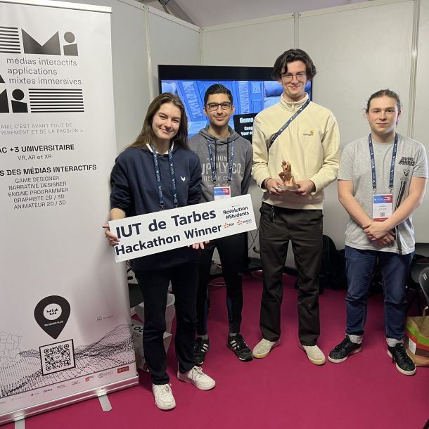 Les étudiants de l&rsquo;IUT de Tarbes primés au Laval Virtual