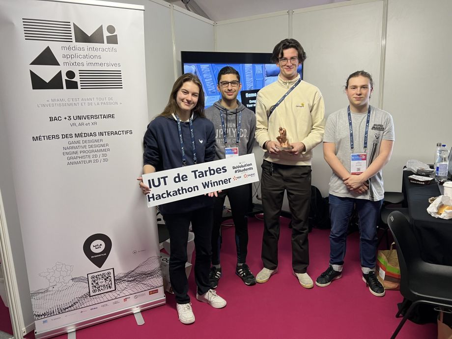 Les étudiants de l&rsquo;IUT de Tarbes primés au Laval Virtual